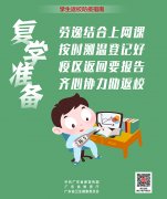 你有一份學生返校防疫指南，請收好！