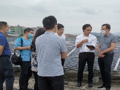 廣州市財政局局長陳雄橋帶隊(duì)調(diào)研德晟嘉恒光伏