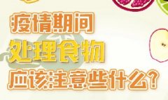 疫情期間，處理食物應該注意些什么？